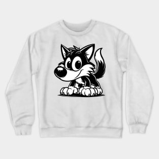 Little Howler: Baby Wolf Design Crewneck Sweatshirt